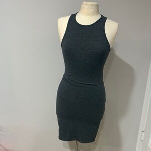 Forever 21 Dark Gray Sleeveless Midi Dress